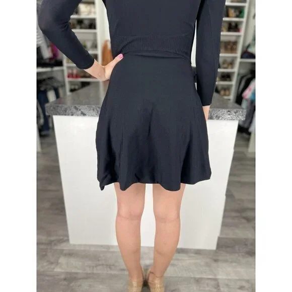 Simply Vera Wang Black A-Line Knit Dress $65 - Picture 6 of 8